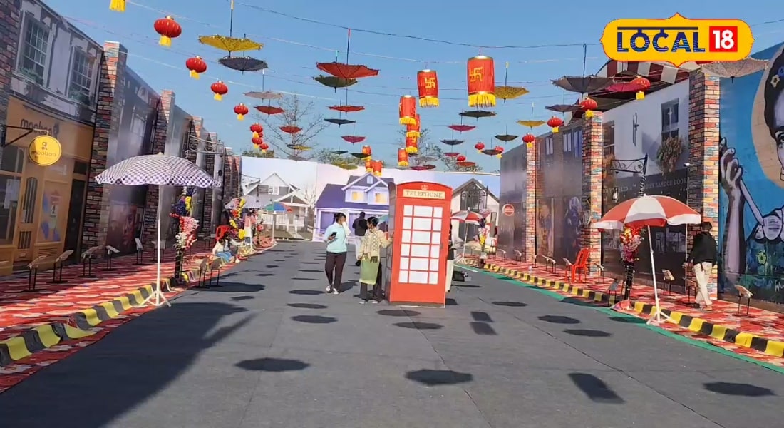 रांची के ध्रुवा मैदान में लगा लंदन जैसा मेला स्ट्रीट लाइट से लेकर बिल्डिंग तक सब ब्रिटिश स्टाइल