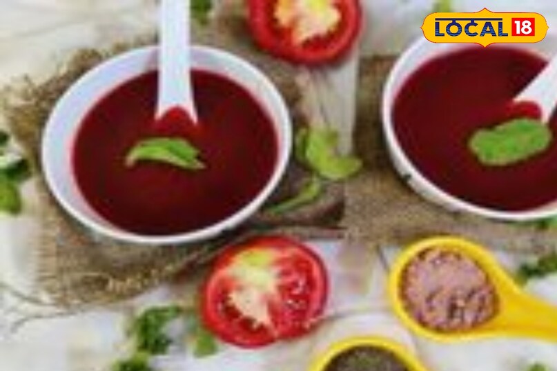 टमाटर चुकंदर के सूप मे कई तरह के पोषक तत्वा पाये जाते है 