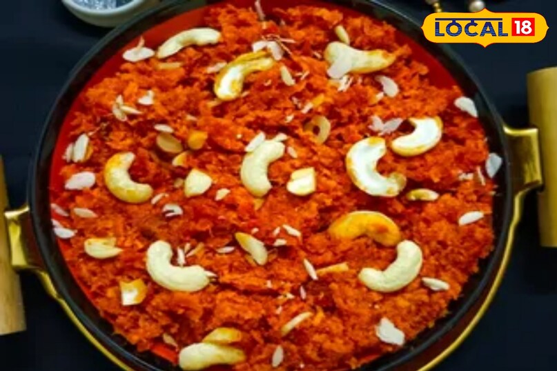 गरमागर्म गाजर का हलुवा त्यार है 