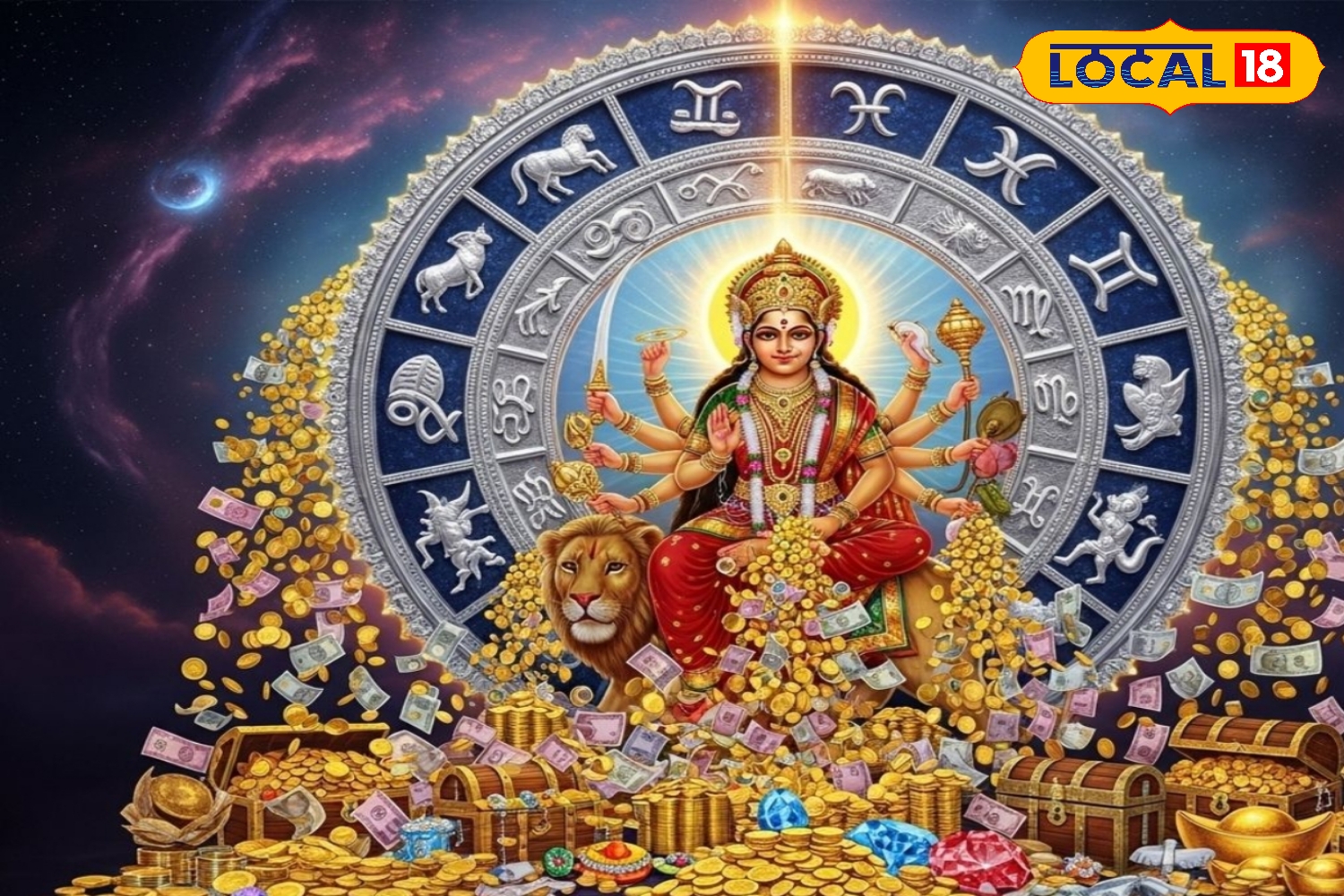 জানুয়ারিতেই 'জ্যাকপট'...! মহালক্ষ্মী রাজযোগে সৌভাগ্যের চাকা ঘুরবে ৪ রাশির, টাকার ফোয়ারা জানুয়ারিতেই 'জ্যাকপট'...! মহালক্ষ্মী রাজযোগে সৌভাগ্যের চাকা ঘুরবে ৪ রাশির, টাকার ফোয়ারা