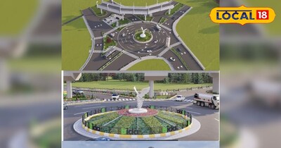 सौंदर्यकरण के बाद ऐसा दिखेगा भिवाड़ी मोड जंक्शन