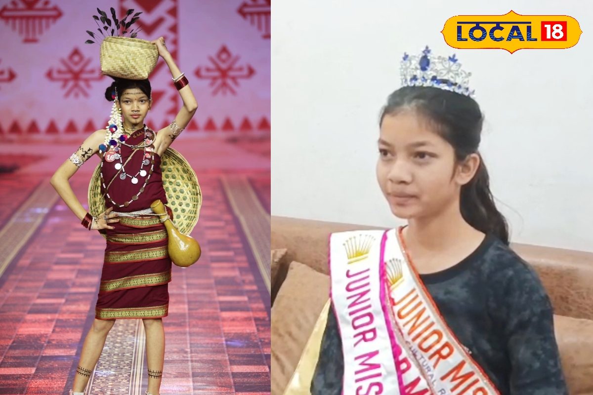 गोंड संस्कृति के रंग में रंगा राष्ट्रीय मंच, जूनियर मिस इंडिया में बिलासपुर की बेटी गार्गी ओन्टेन बनीं फर्स्ट रनरअप