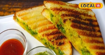 घर पर ही बनाये आलू मटर सैंडविच