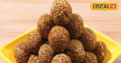 Sesame-garlic laddu in the cold, tastes great, doesn't feel cold from one meal e
