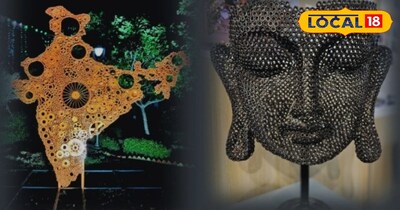 Ghaziabad's Sakshi Jha Turns Scrap into Crores, Builds World's Largest Charkha from Plastic Waste