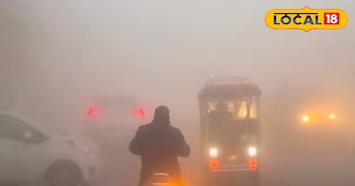 दिल्ली एनसीआर में सुबह के वक्त घना कोहरा
