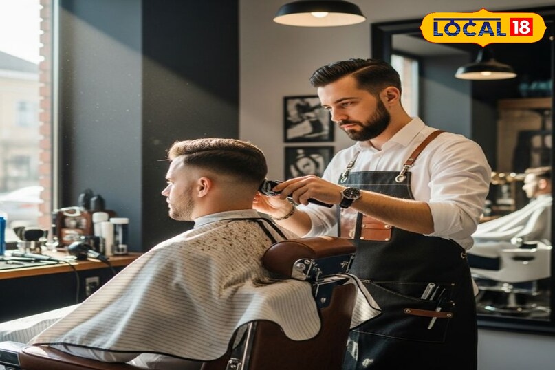 hair cutting mens saloon 