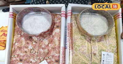 Jamshedpur's kurta market is buzzing with activity on Vasant Panchami, with prin