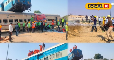 जैसलमेर में साबरमती एक्सप्रेस के डिब्बे पलटने का मॉकड्रिल कर सुरक्षा परखी
