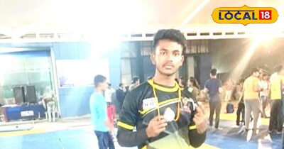 जानकारी देते नैशनल खिलाड़ी राम महाजन 