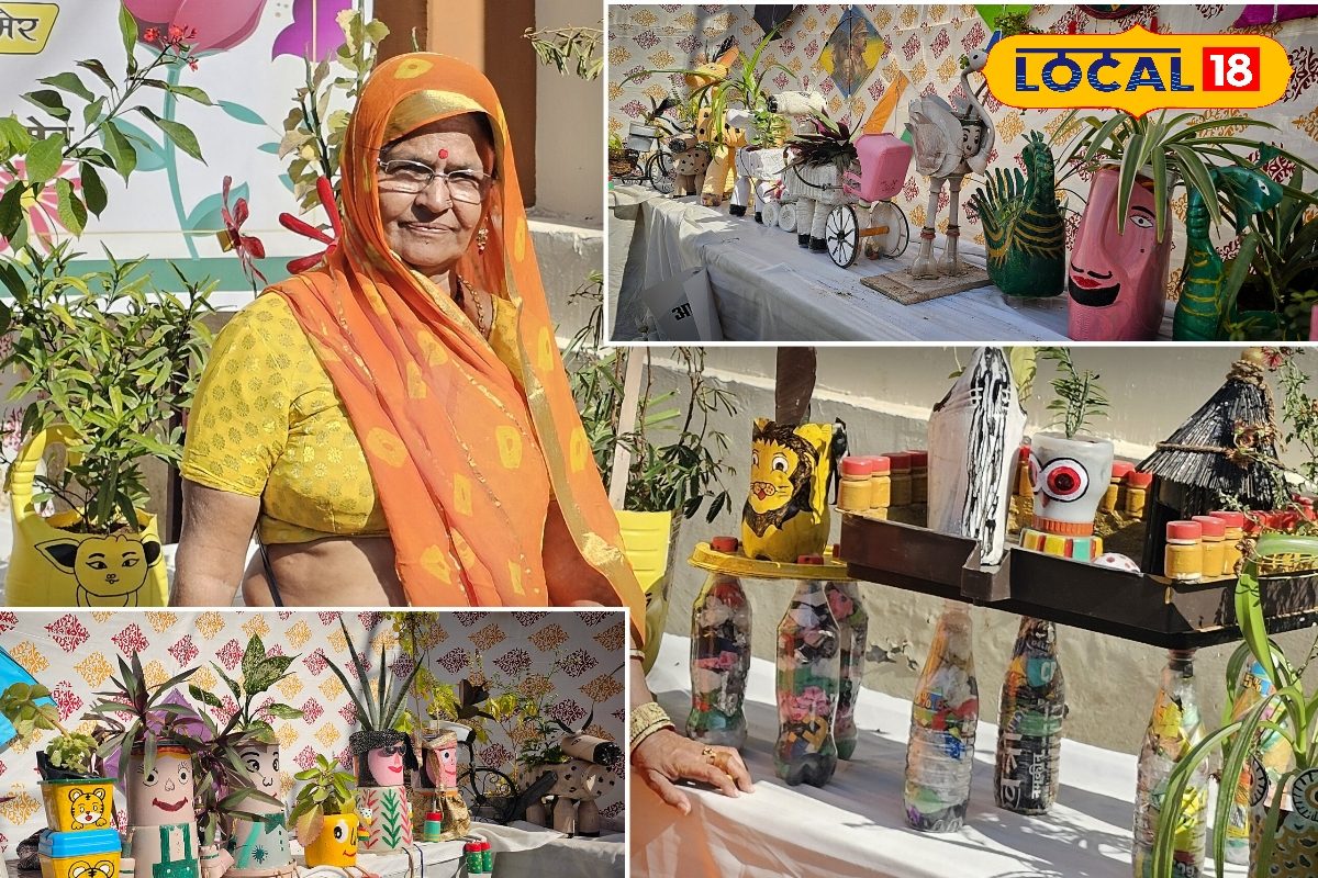 कूड़ा नहीं कुदरत की सौगात! बाड़मेर की सरस्वती ने कबाड़ से गमले बनाकर बदली सोच और शहर की तस्वीर