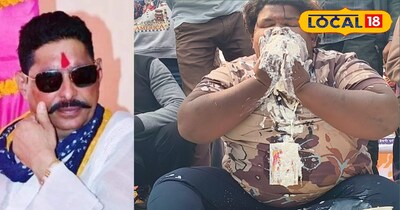 अनंत सिंह के सपोर्टर ने दही खाने में बना दिया रिकॉर्ड 