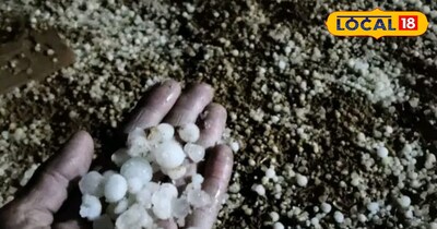 सीकर में ओलावृष्टि 