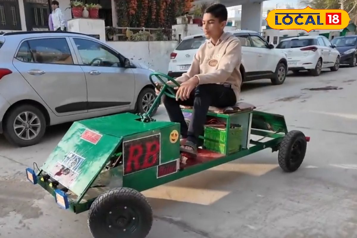 13 साल के बच्चे ने बना दी फर्राटेदार EV कार! 32 हजार में तैयार गाड़ी से रूद्राक्ष ने हिला दिया सिस्टम