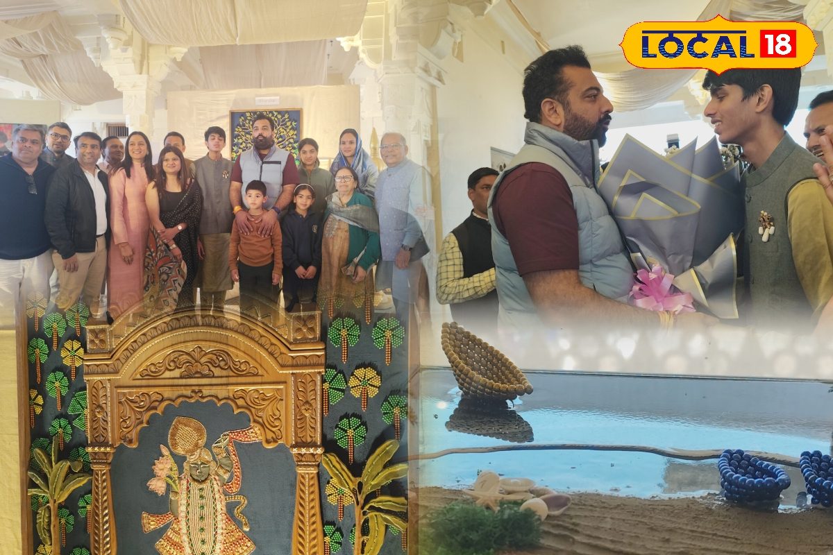 अंधेरे में चमकती अनोखी कला: स्पर्श दोशी की ‘कनक’ प्रदर्शनी ने सिटी पैलेस में जादू बिखेरा देखें वीडियो