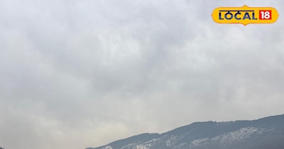 कुल्लू में आसमान में छाए हल्के बादल