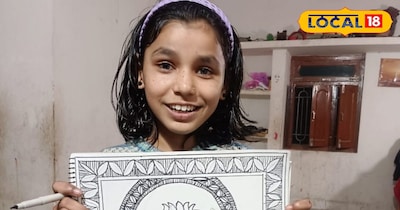 सहरसा की 13 साल की लक्ष्मी के हाथों की कला उसकी पूरी कहानी बयां कर देती है