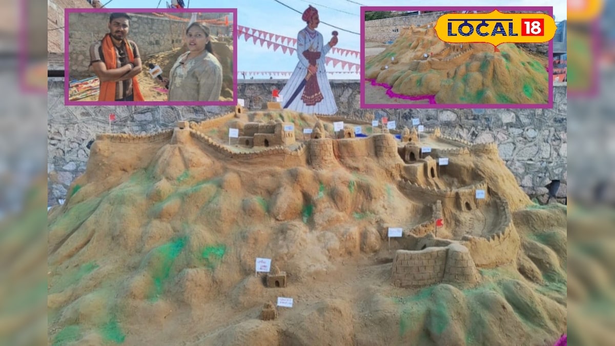 इतिहास जो किताबों में नहीं, रेत में दिखा! सैंड आर्ट में सजा जालोर का स्वर्णिम अतीत, युवा हुए आकर्षित