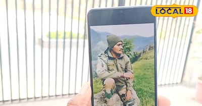 देश की सेवा करते शुभम महाजन 