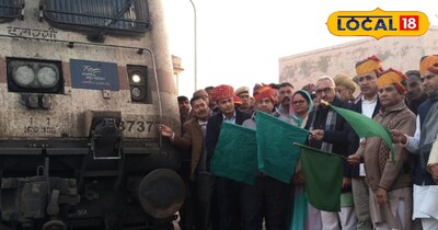 हरी झंडी के साथ मोकलसर से विकास की नई यात्रा शुरू....