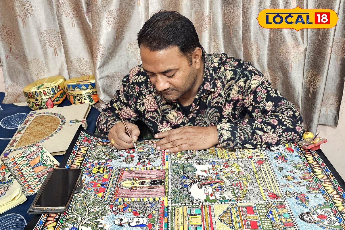 कुंदन की 'तीसरी आंख' का कमाल! जिसे दिखते नहीं रंग, उसने बना दी महादेव की 4000 साल पुरानी पेंटिंग