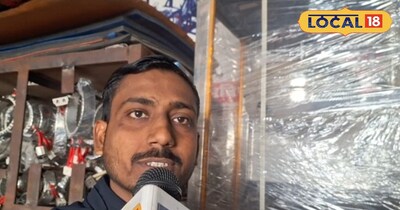 पॉपकॉर्न मशीन।