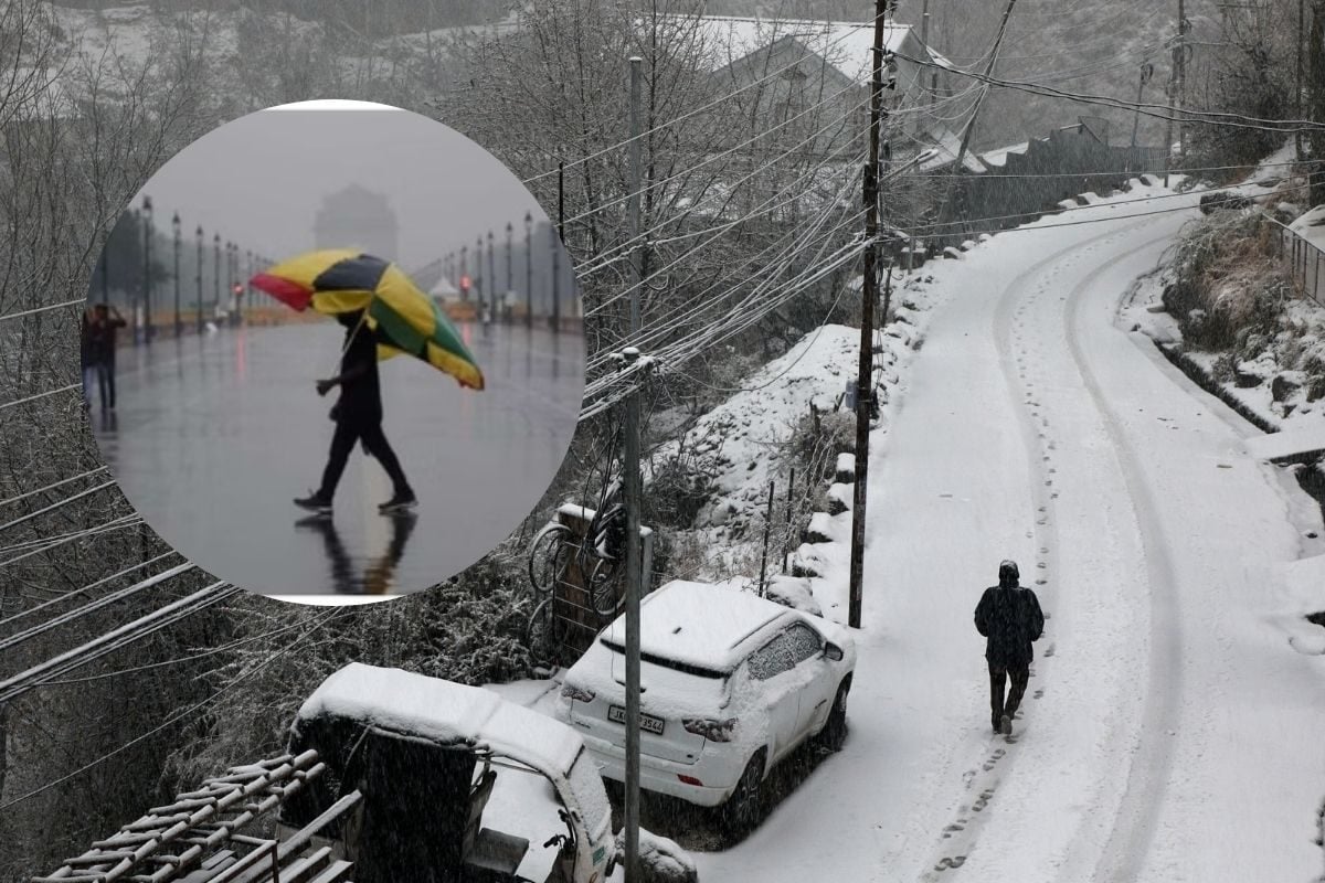 जम गए पहाड़ कांपने लगे हाड़कश्मीर से हिमाचल तक बर्फबारी दिल्ली-NCR में बारिश कहां-कहां मौसम कूल-कूल