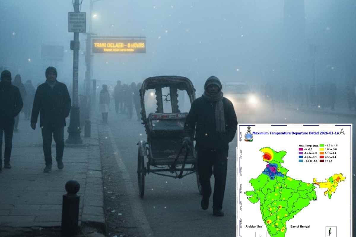 कांप रही दिल्ली जम गया पंजाब: उत्तर भारत बना आइस चैंबर कब थमेगा ठंड का टॉर्चर IMD का अपडेट