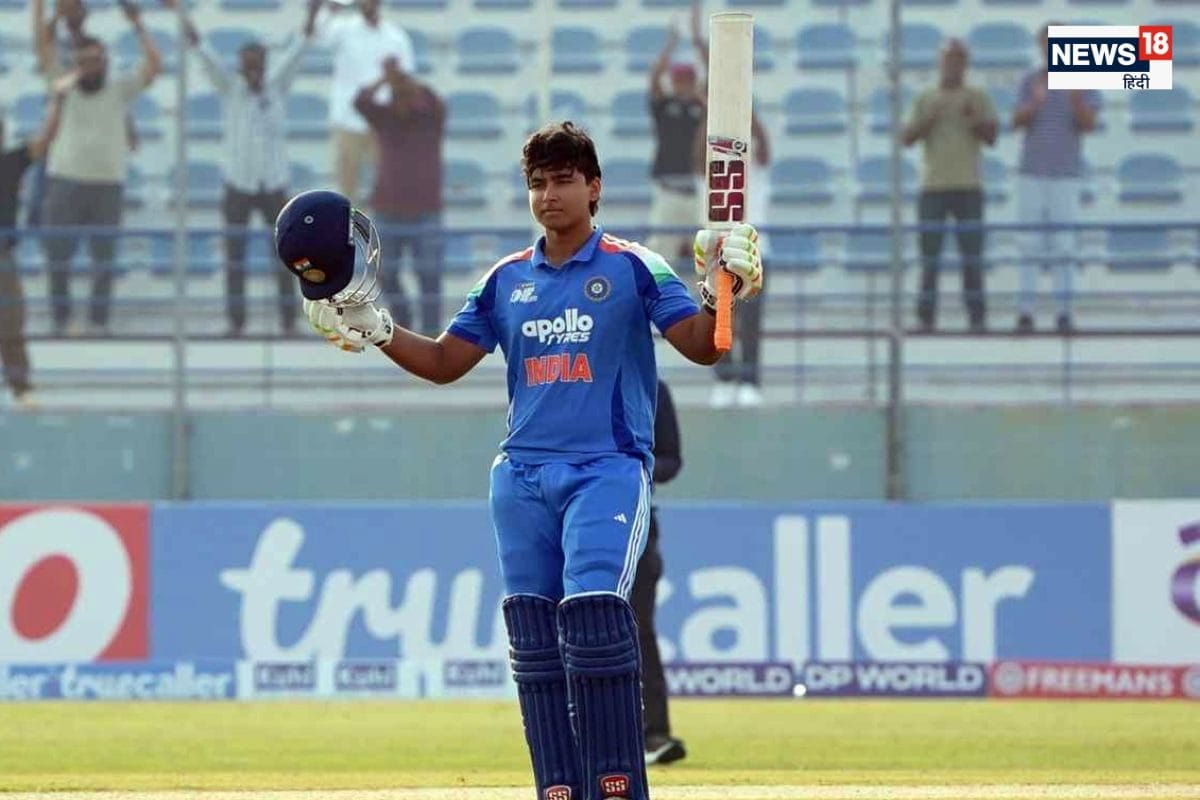 वैभव सूर्यवंशी का 24 गेंद में 68 रन का धमाका, चौके-छक्के से ही पूरी की फिफ्टी