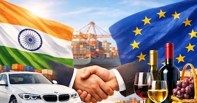 भारत-EU फ्री ट्रेड डील करीब, BMW जैसी कारें और फ्रेंच वाइन होगी सस्ती.(Image:AI)