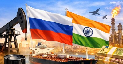 भारत ने रूस से यूक्रेन युद्ध के बाद 144 अरब यूरो का कच्चा तेल खरीदा. (Image:AI)