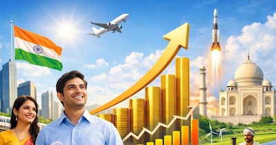 SBI रिपोर्ट का दावा: भारत 2028 तक तीसरी सबसे बड़ी अर्थव्यवस्था, 2030 में इनकम स्टेटस बदलेगा. (Image:AI)