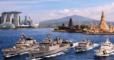 भारतीय नौसेना का 'मिशन साउथ ईस्ट' शुरू, आईएनएस तीर और शार्दुल करेंगे समंदर में बड़ी ताकत का प्रदर्शन. (AI Image)