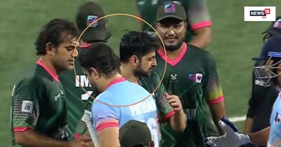 इरफान पठान ने पाकिस्तानी प्लेयर्स से मिलाया हाथ