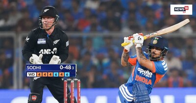 ईशान किशन ईश सोढ़ी के खिलाफ लगाए 6 बाउंड्री