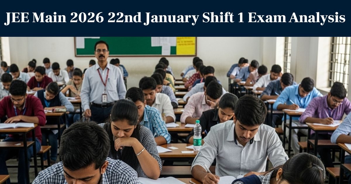 JEE Main 2026 22nd January Shift 1 Exam Analysis: फिजिक्स-केमिस्ट्री ने ...