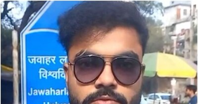 जेएनयू में प्रोटेस्ट के दौरान संघ और भाजपा के खिलाफ नारे लगाए गए.