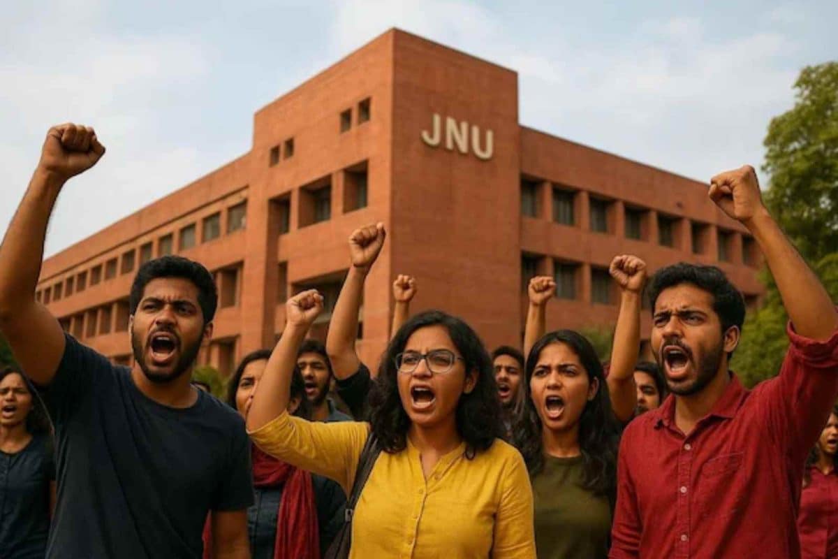 विवादित नारे लगाने वाले सभी छात्र हो सकते हैं सस्‍पेंड JNU प्रशासन ने अपनाया कड़ा रुख