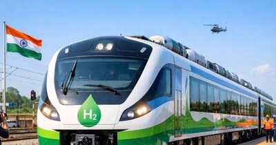 ग्रीन ट्रांसपोर्ट की बड़ी छलांग, जींद से सोनीपत तक दौड़ेगी देश की पहली हाइड्रोजन ट्रेन. (Image:AI)