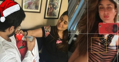 करीना कपूर खान के लिए 2016 बहुत ही खास था. इस दौरान वह प्रेग्नेंट थीं. करीना ने जो तस्वीरें शेयर की हैं, उसमें उनकी प्रेग्नेंसी से पहले और प्रेग्नेसी की दौरान की तस्वीरें हैं. इसके अलावा, तैमूर के पैदा होने के बाद की कुछ तस्वीरें हैं, जिनमें सैफ अली खान बेटे को गोद में लिए और खिलाते हुए नजर आ रहे हैं. (फोटो साभारः इंस्टाग्राम @kareenakapoorkhan)