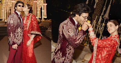 नूपुर सेनन और स्टेबिन बेन की शादी के बाद की रॉयल तस्वीरें, रेड लुक, ग्रेसफुल स्टाइल और इंस्टाग्राम पोस्ट ने जीता दिल