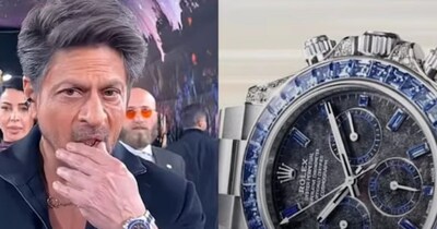 शाहरुख खान Joy Awards 2026 में 13 करोड़ रुपये की Rolex पहनकर पहुंचे