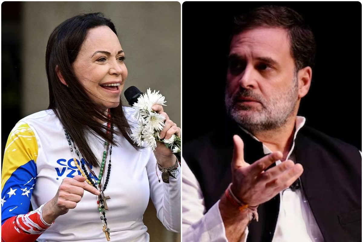 राहुल गांधी वेनेजुएला की मार‍िया कोर‍िना जैसे उन्‍हें भी नोबेल मिलेगा