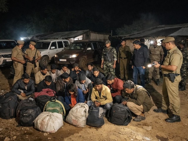 आधी रात को बॉर्डर पर मची अफरा-तफरी, मेघालय पुलिस ने 18 बांग्लादेशियों को दबोचा