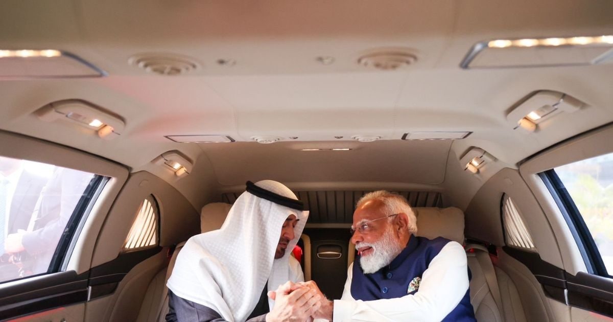 This 12 crore car is a walking PMO! PM Modi held a meeting with UAE President, see interior This 12 crore car is a walking PMO! PM Modi held a meeting with UAE President, see interior