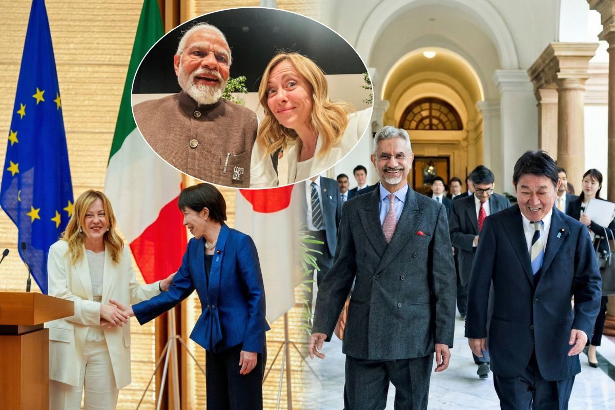 दिल्ली में चीन पर लगाम टोक्यो में ट्रंप पर नकेल मोदी-मेलोनी की केमिस्ट्री कर रही ये काम