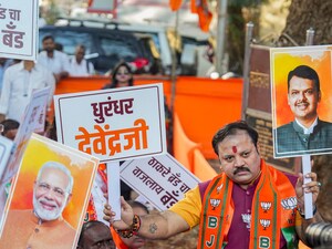 महाराष्ट्र नगर निकाय चुनाव में बीजेपी की प्रचंड जीत. (पीटीआई)