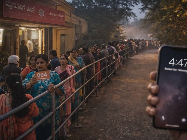 2.5 लाख की साड़ी के लिए सुबह 4 बजे से लाइन, कहां I-Phone से भी बड़ी दीवानगी