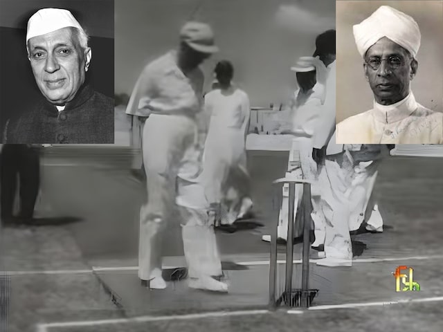 जब क्रिकेट खेलने उतरे जवाहरलाल नेहरू, सामने थी VP राधाकृष्णन की टीम- देखें