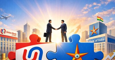 PSU बैंक मर्जर पर सरकार का बड़ा प्लान, Union Bank–BoI के एकीकरण से बदल सकता है बैंकिंग सेक्टर. (Image:AI)